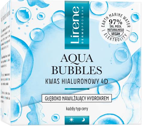 Lirene Aqua Bubbles Hydro Krem Do Twarzy G Boko Nawil Aj Cy Na