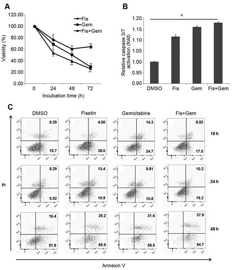 Fisetin Enhances The Cytotoxicity Of Gemcitabine By Down Regulating Erk