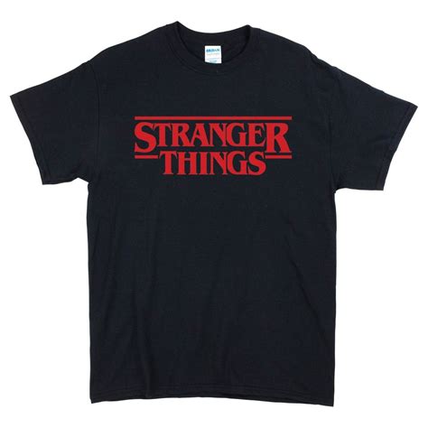 Stranger Things Logo T Shirt Hurtee