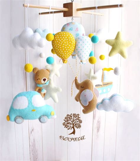 Детский мобиль из фетра в кроватку "У вас будет мальчик!" в интернет ...