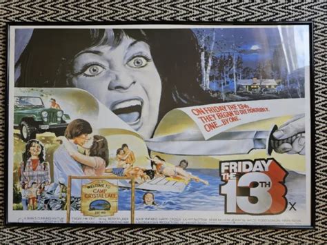 Friday The 13th 1980 Movie Poster Jason Voorhees Horror Art Eur 5 77