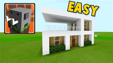 How To Make Modern House In Craftsmanbuilding Craft Youtube