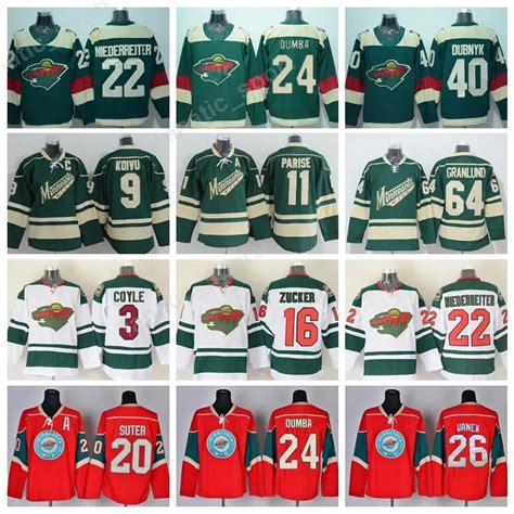 Matt Mathew Dumba Jerseys Minnesota Wild Stadium Series Hockey