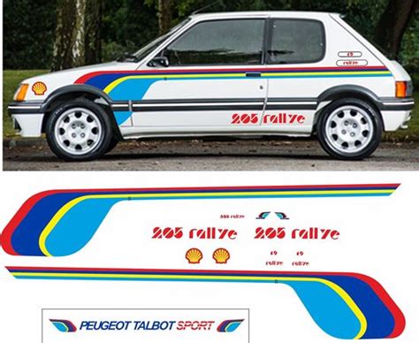 Zen Graphics Peugeot Talbot 205 Rallye Sticker Kit