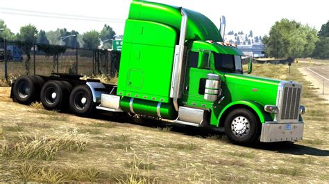 ATS Montana DLC Peterbilt 389 Transporting A Crawler Tractor From