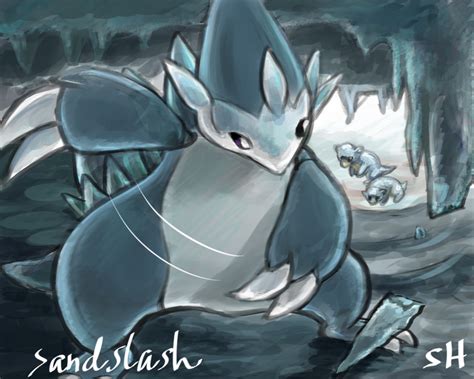 Alolan Sandslash by HawkRose00 on DeviantArt