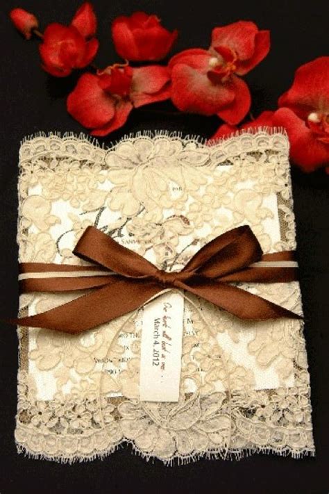 Wedding Stuff Ideas: Vintage Lace Wedding Invitations