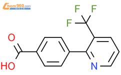 4 3 trifluoromethyl pyridin 2 yl benzoic acid 847446 88 2 深圳爱拓化学有限公司