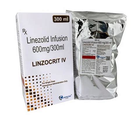 Linezolid I V Infusion Packaging Size 300 ML At Rs 685 Piece In