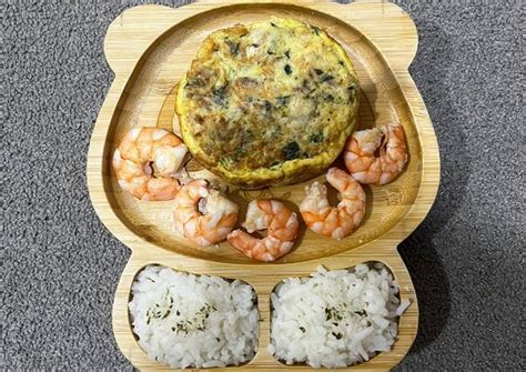 Resep Menu MPASI Bai Telur Dadar Ikan Kembung Brokoli Udang Kukus