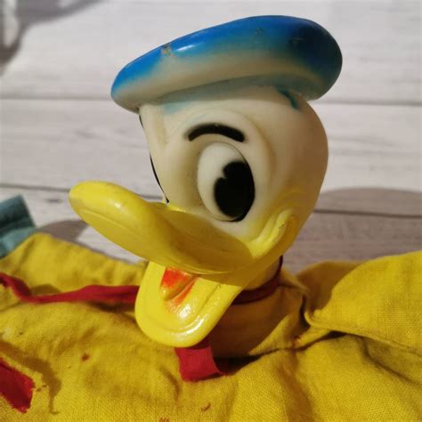 Donald Duck Puppet Semco Ltd Vintage Mid Century 1950s Disney Etsy