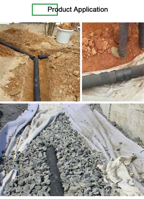 Curved Mesh Hdpe Permeable Pipe For Underground Seepage Drainage Hard