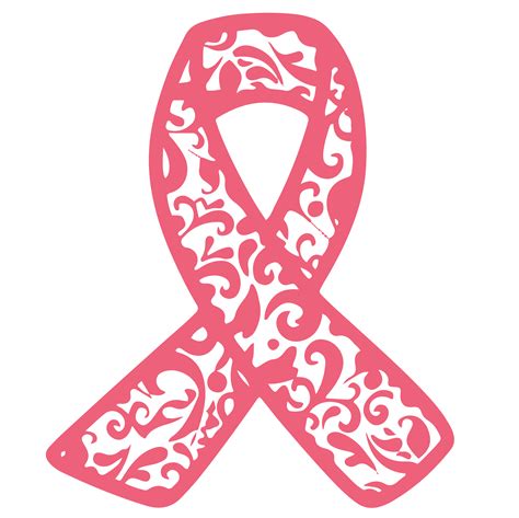 Pink Ribbon Svg Breast Cancer Svg Cancer Awareness Svg Ca Inspire Uplift