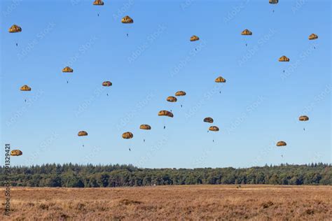 Paratroopers Landing On The Ginkel Heath 75 Years Remembrance Of