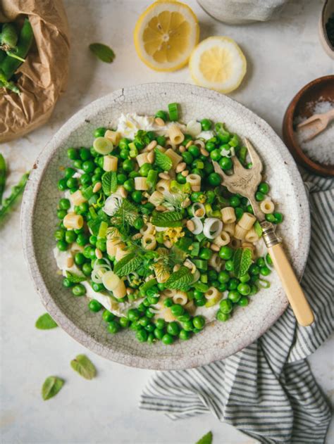 Recette de Pâtes aux petit pois et ricotta Tangerine Zest