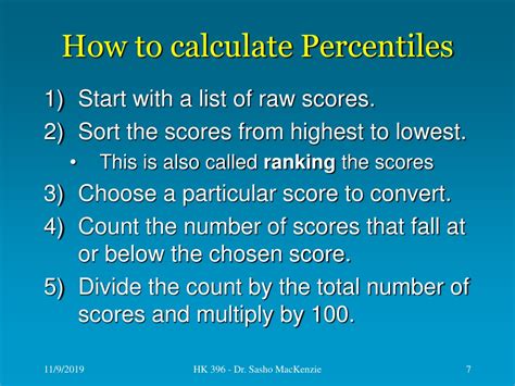 Ppt Percentiles Powerpoint Presentation Free Download Id8999981