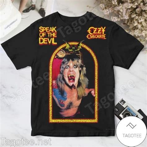 Ozzy Osbourne Speak Of The Devil Album Cover Shirt Tagotee