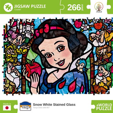 Jual Tenyo Dsg 266 957 Disney Snow White Stained Glass Jigsaw Puzzle