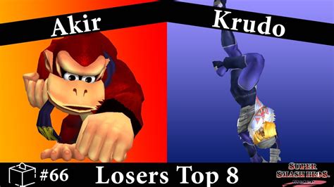 Coinbox 66 Akir Donkey Kong Vs Krudo Sheik Losers Top 8 Smash