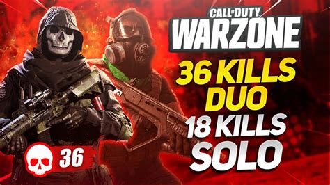 Cod Warzone Duo 36 Kills 18 Solo Youtube