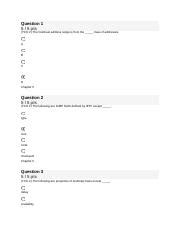 NETW320 Week 2 Quiz Docx Question 1 5 5 Pts TCO 2 The Multicast