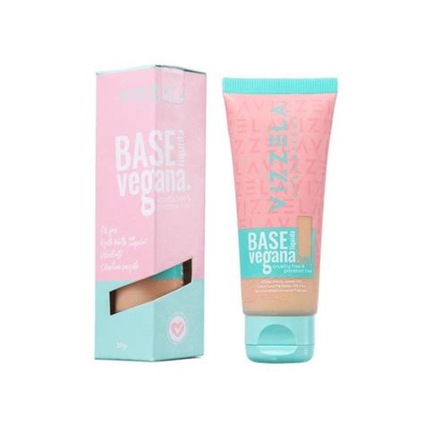 Base L Quida Facial Vizzela Vegana Efeito Matte Velvet Hd Base Facial