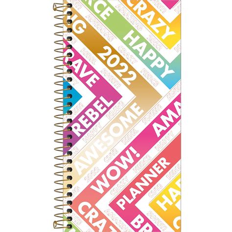 Planner Espiral 11 9 X 24 Cm Be Nice 90 G 2022 Tilibra Item Sortido