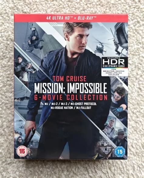 Mission Impossible Movie Collection K Ultra Hd Blu Ray Box Set Tom