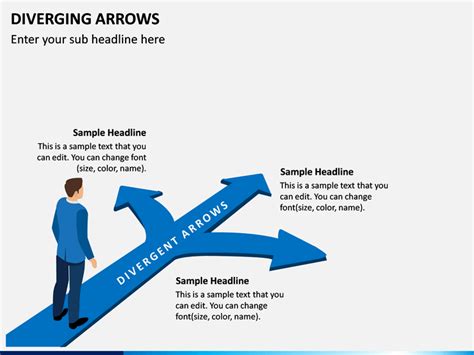 Diverging Arrows For Powerpoint And Google Slides Ppt Slides