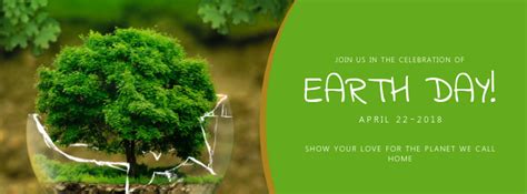 Earth Day Event Facebook Cover Photo Template Postermywall