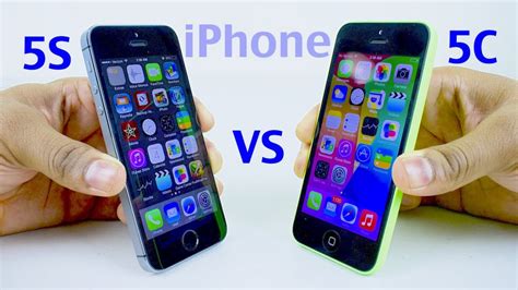 iPhone 5S vs iPhone 5C Comparison - YouTube