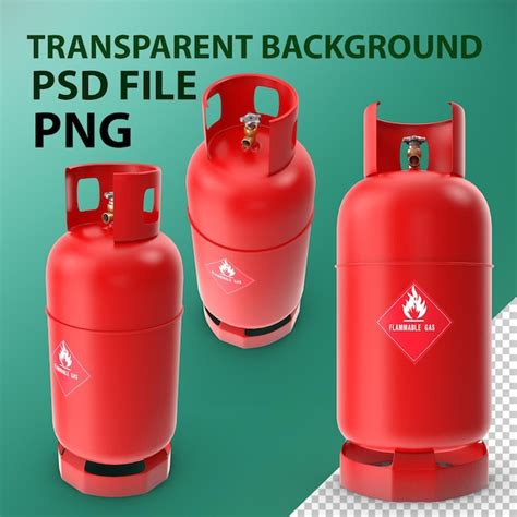 Premium Psd Gas Cylinder Png