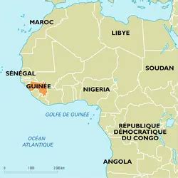 Guinée Atlas cartes Encyclopædia Universalis