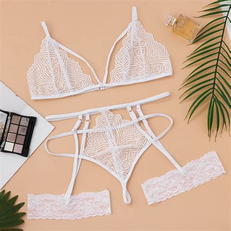 Mrulic Lingerie For Women Lingerie Lace Embroidery G String Thong