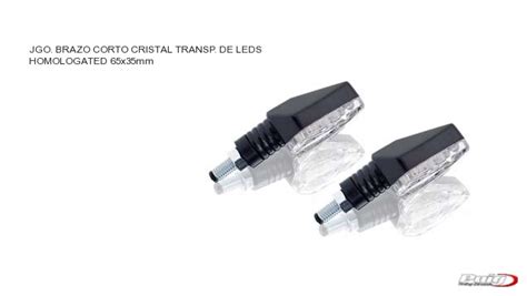 Intermitentes Led Homologado Modelo Flecha Brazo Corto Negro Puig