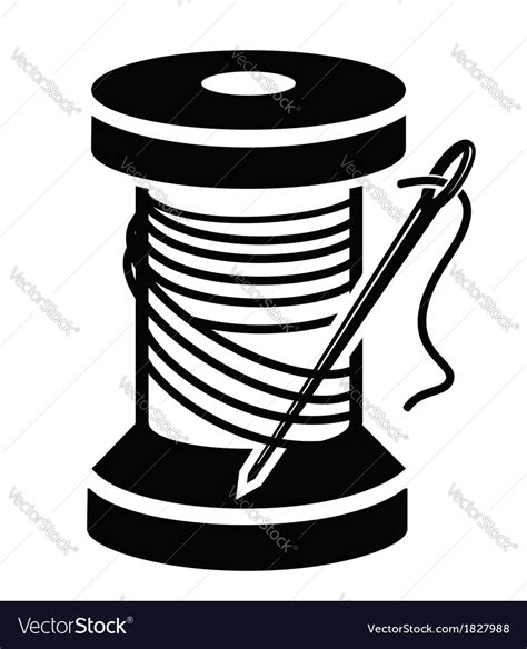 Spool Of Thread Royalty Free Vector Image Vectorstock