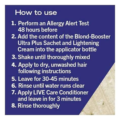 Live Intense Lightener Permanent Bleach Hair Dye Max Blonde Hair Superdrug