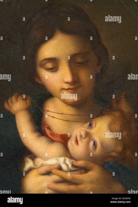 Madonna And Child Italian 19th Century Stock Photo Alamy