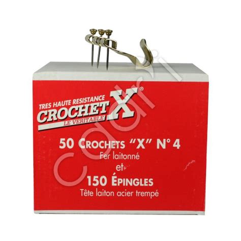 Crochets Tableaux Le Crochet X Pour Pl Tre Brique Bois Bo Te Compl Te