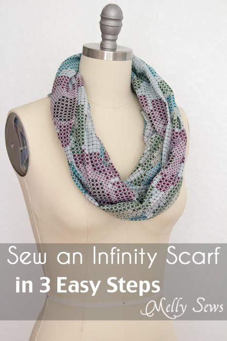 How To Make An Infinity Scarf In Just 3 Steps Melly Sews