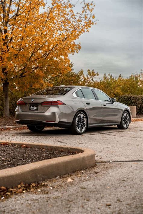 2024 BMW 530i xDrive Oxide Grey Poses For The Camera In US Spec