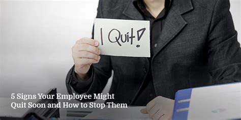 5 Signs Your Employee Might Quit Soon Blog