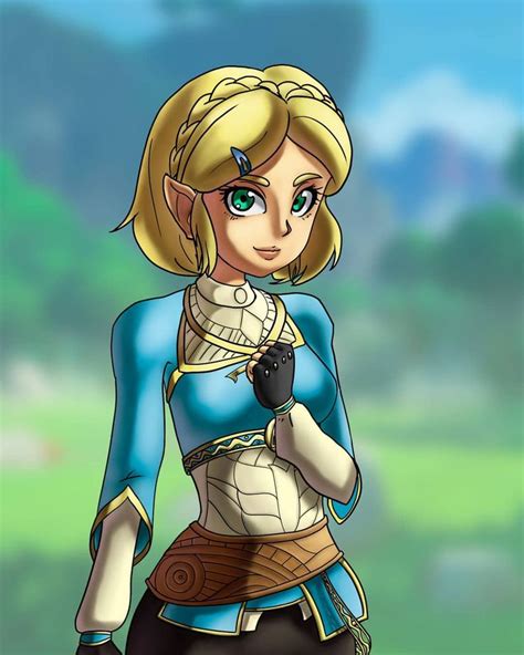 Legend Of Zelda Breath Of The Wild Sequel Art Princess Zelda Botw 2 Ruboyeah Legend Of