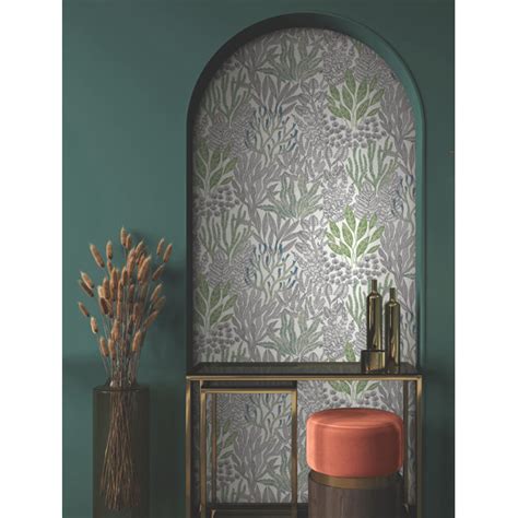 York Wallcoverings Coral Leaves Floral Roll Wayfair