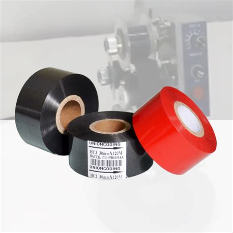 30mm 100m Hot Foil Coder Packaging Industries Expiry Date Coding Hot