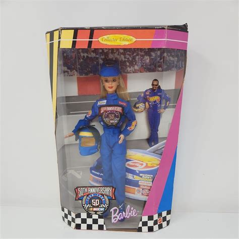 Mavin Th Anniversary Nascar Barbie Doll Mattel New