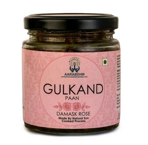 ORGANIC Rose Gulkand With Paan Packaging Size 250 Gm At Rs 325 Jar In