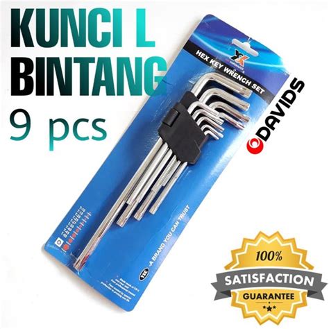 Jual Kunci L Bintang Set 9 Pcs Di Lapak DAVIDS Tool Bukalapak