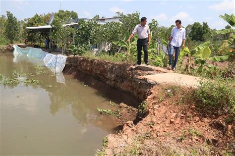 Tiền Giang Province repairs erosion along rivers, canals