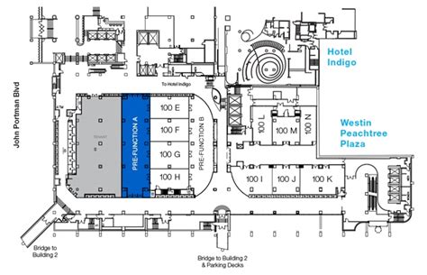 Atlanta Convention Center Map - Tourist Map Of English